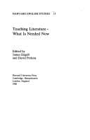Cover image for Teaching Literature