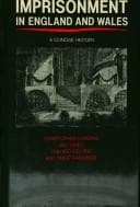 Cover image for Imprisonment in England and Wales