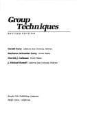 Cover image for Group Techniques