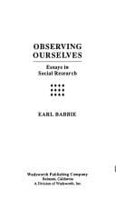 Cover image for Observing ourselves