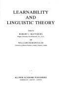 Cover image for Learnability and Linguistic Theory (Studies in Theoretical Psycholinguistics)