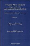 Cover image for Towards more effective supervision by international organizations