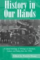 Cover image for History in our hands