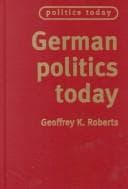 Cover image for German Politics Today