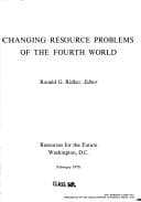 Changing resource problems of the Fourth World
