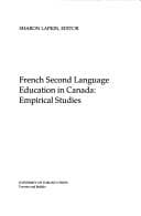 Cover image for French second language education in Canada