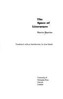 Cover image for The space of literature