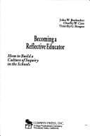 Cover image for Becoming A Reflective Educator