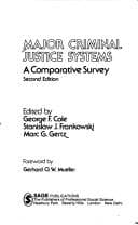 Cover image for Major Criminal Justice Systems