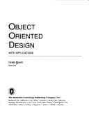 Cover image for Object Oriented Analysis and Design with Applications (Benjamin/Cummings series in Ada and software engineering)