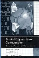 Cover image for Applied Organizational Communication