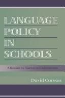 Cover image for Language Policy in Schools