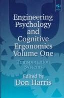 Cover image for Engineering psychology and cognitive ergonomics