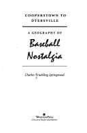 Cover image for Cooperstown to Dyersville
