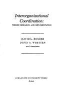 Cover image for Interorganizational Coordination