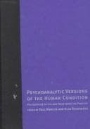 Psychoanalytic versions of the human condition