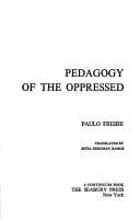 Cover image for Pedagogy of the Oppressed
