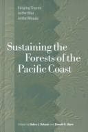 Cover image for Sustaining the Forests of the Pacific Coast