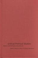 Cover image for Critical Political Studies