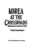 Cover image for Korea at the crossroads