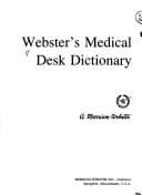 Cover image for Webster's medical desk dictionary