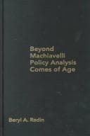 Cover image for Beyond Machiavelli 