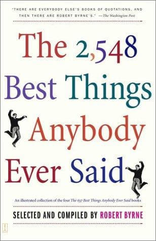Cover image for The 2,548 Best Things Anybody Ever Said