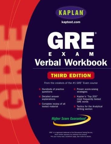 Cover image for Kaplan GRE Exam Verbal Workbook (Kaplan Gre Verbal Workbook)