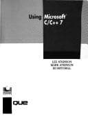 Cover image for Using Microsoft C/C++7 (Programming Series)