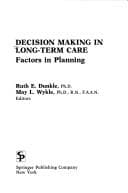 Cover image for Decision making in long-term care