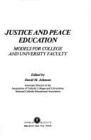 Cover image for Justice and peace education