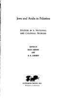 Cover image for Jews and Arabs in Palestine