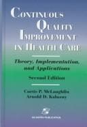 Cover image for Continuous Quality Improvement in Health Care