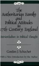 Cover image for The Authoritarian Family and Political Attitudes in 17th Century England