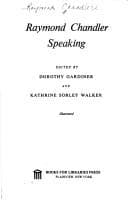 Cover image for Raymond Chandler speaking.