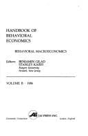 Cover image for Handbook of Behavioral Economics: Behavioral Macroeconomics, 1986 