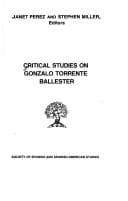 Cover image for Critical Studies on Gonzalo Torrente Ballester