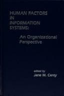 Cover image for Human factors in information systems.