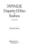 Cover image for Japanese etiquette & ethics in business