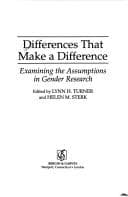 Cover image for Differences That Make a Difference