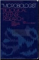 Cover image for The Microbiologist and Biological Defense Research