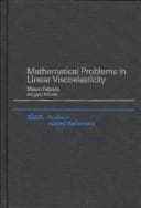 Mathematical problems in linear viscoelasticity