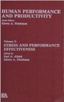 Cover image for Human performance and productivity.