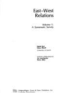 Cover image for East/West Relations