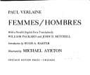Cover image for Femmes/Hombres
