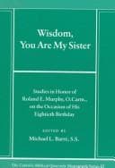 Cover image for Wisdom, You Are My Sister