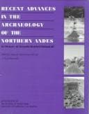 Cover image for Recent Advances in the Archaeology of the Northern Andes