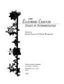 Cover image for The Ellesmere Chaucer