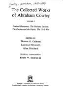 Cover image for Collected Works of Abraham Cowley