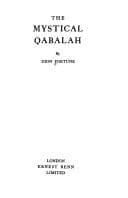 Cover image for The Mystical Qabalah